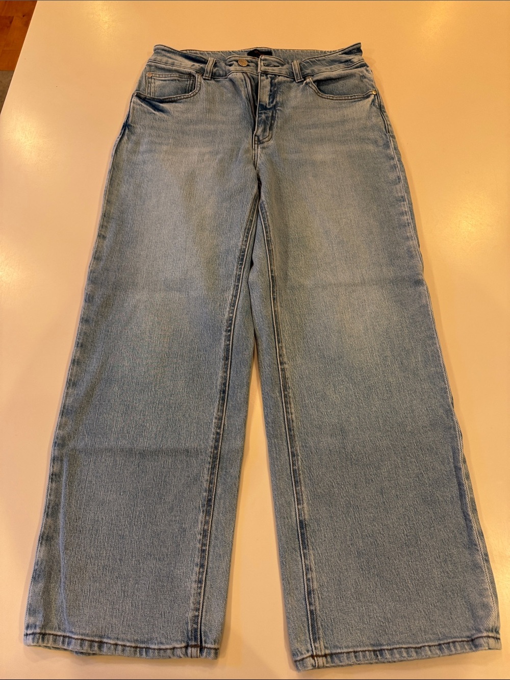 Quince stretch High Rise Cropped Wide Leg Women’s Jeans